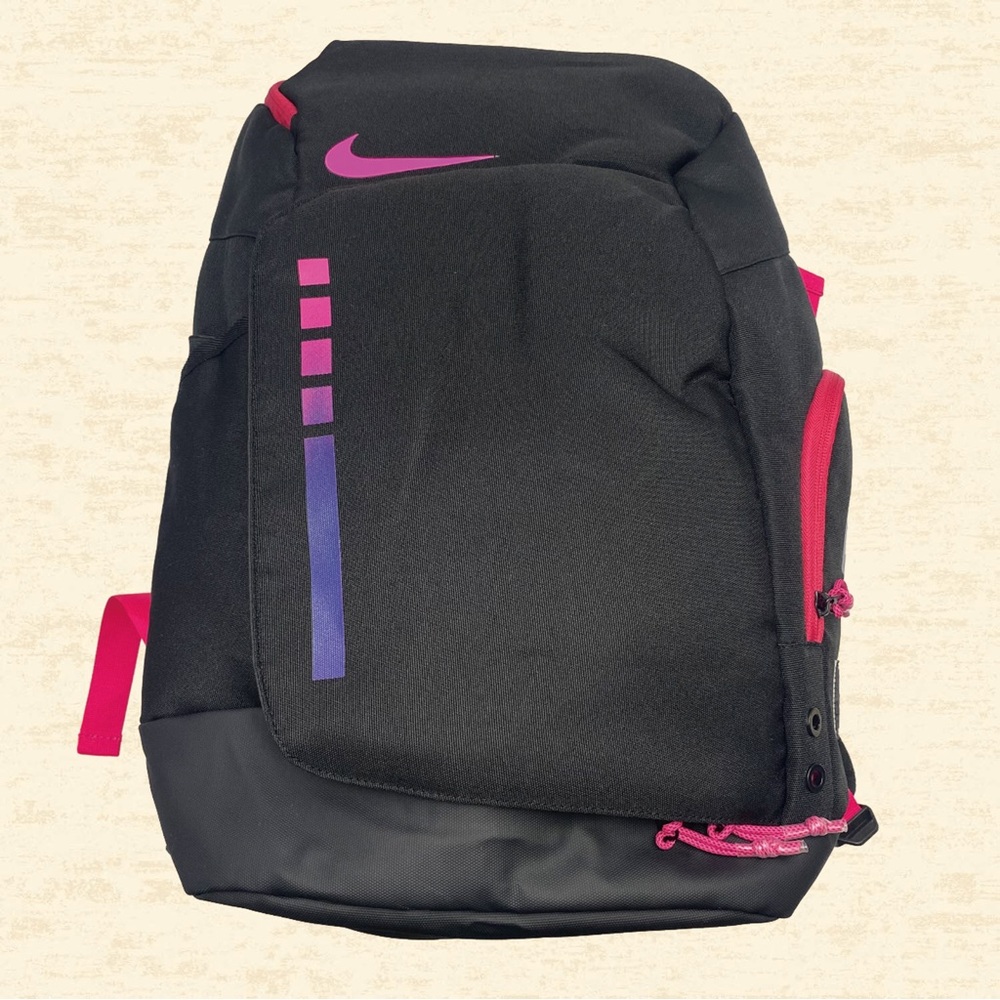 Nike Basketball Backpack Air Cushion Backpack(Black Back)